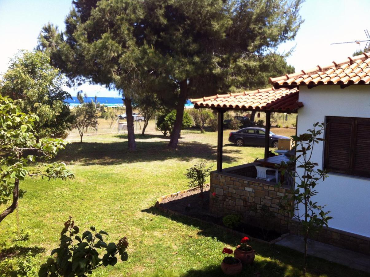 Athos View Villa By The Sea Ormos Panagias Exteriör bild