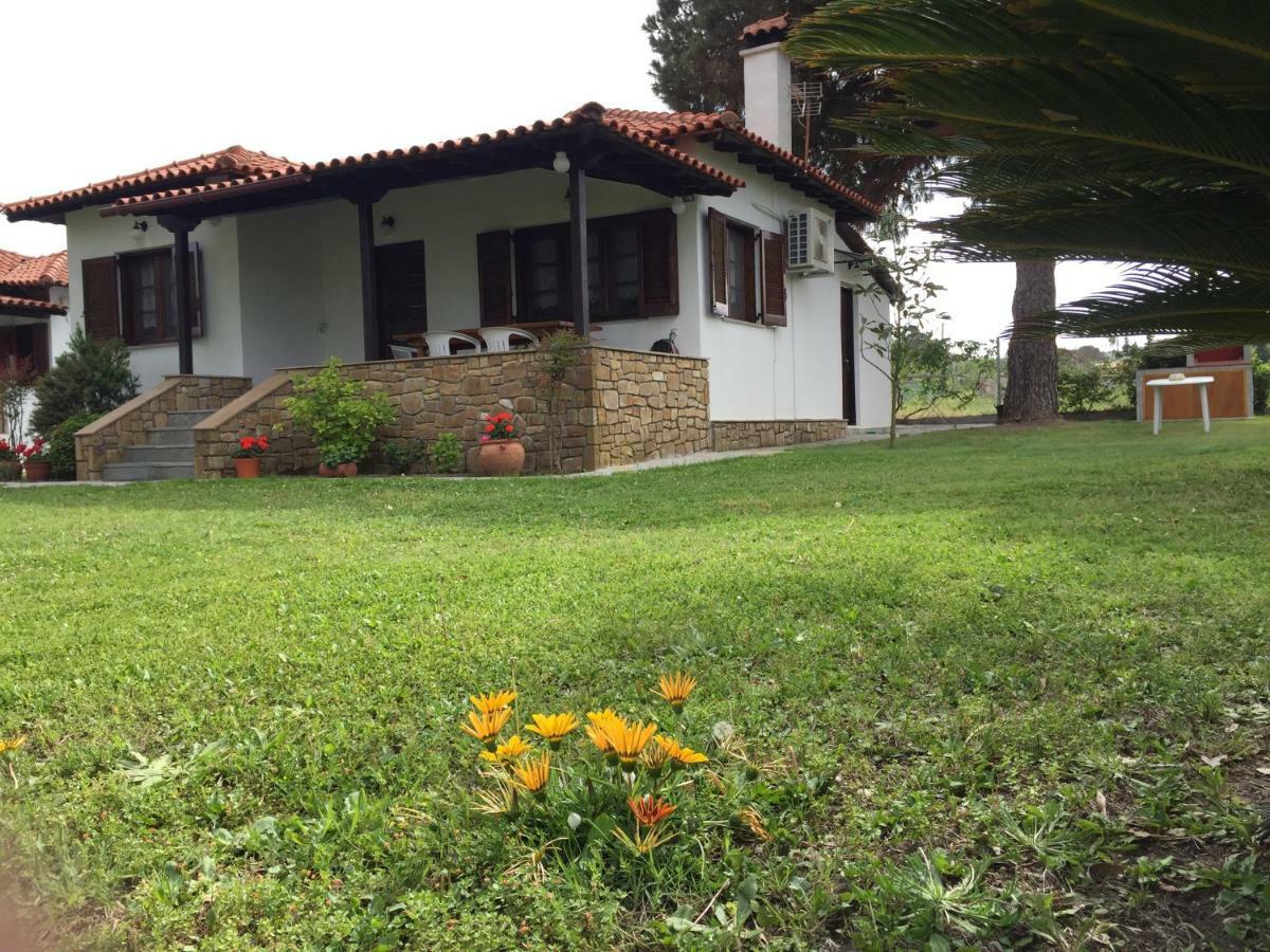 Athos View Villa By The Sea Ormos Panagias Exteriör bild