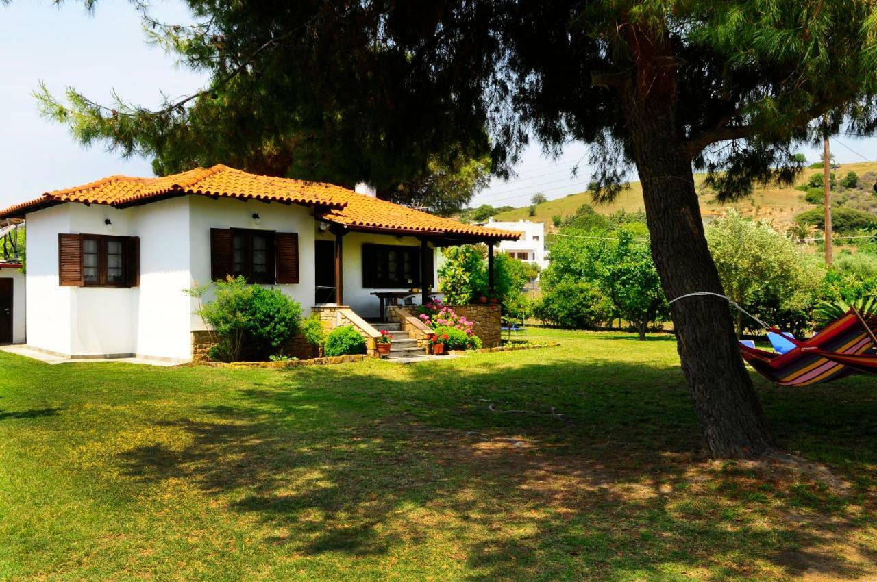 Athos View Villa By The Sea Ormos Panagias Exteriör bild