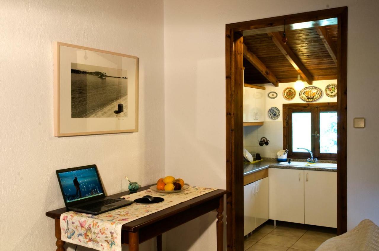 Athos View Villa By The Sea Ormos Panagias Exteriör bild