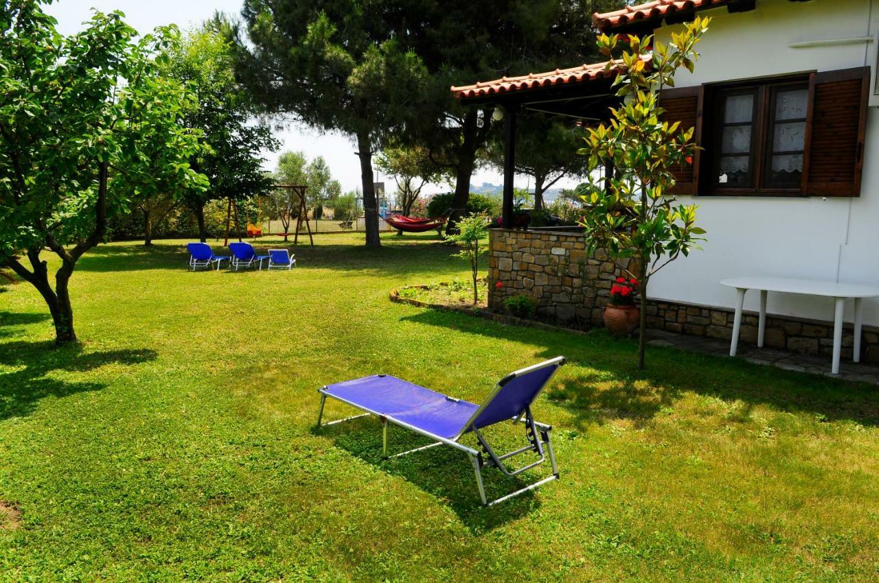 Athos View Villa By The Sea Ormos Panagias Exteriör bild