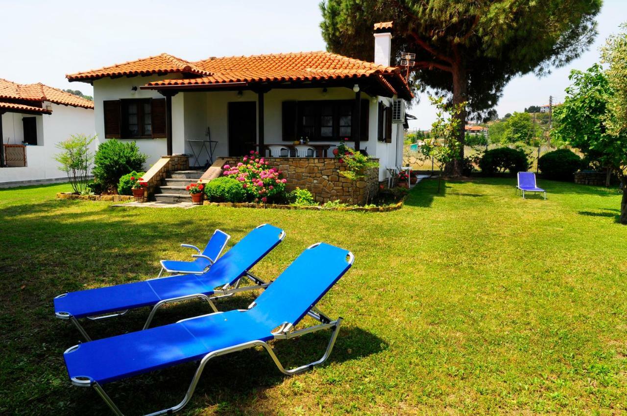 Athos View Villa By The Sea Ormos Panagias Exteriör bild