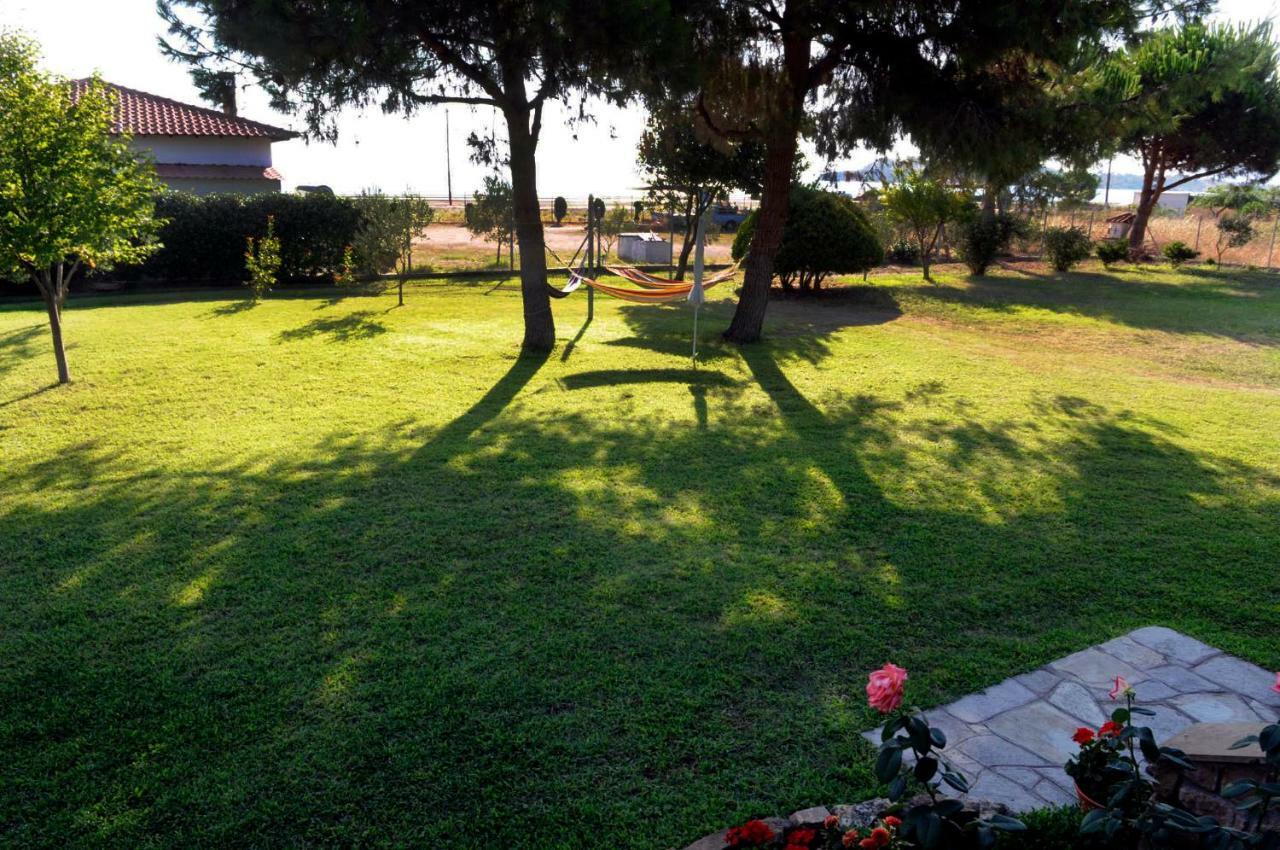 Athos View Villa By The Sea Ormos Panagias Exteriör bild