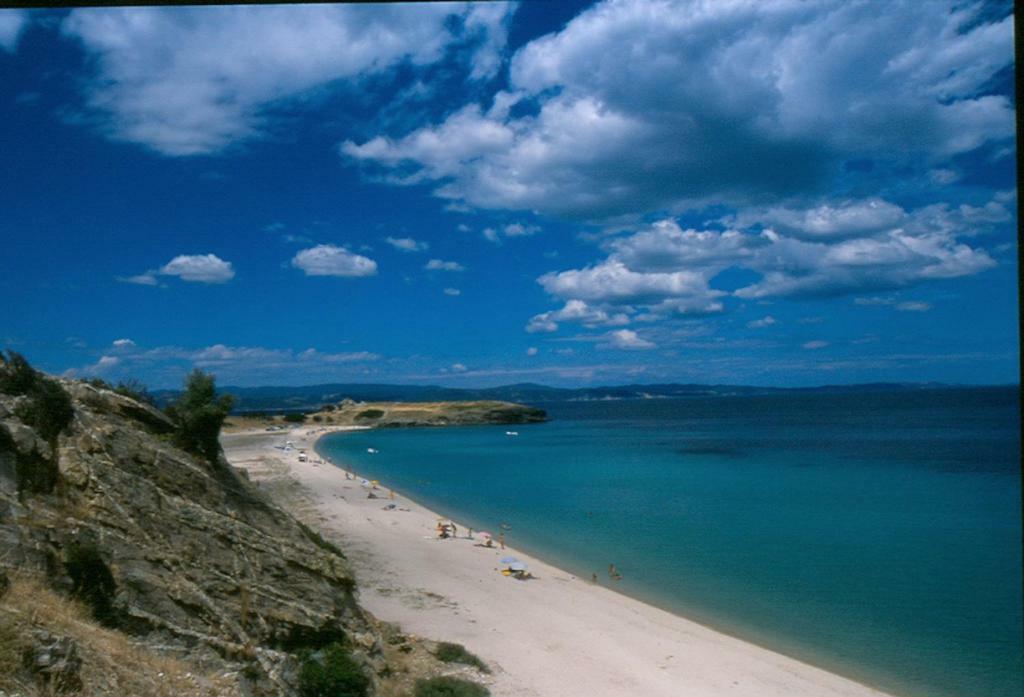 Athos View Villa By The Sea Ormos Panagias Exteriör bild