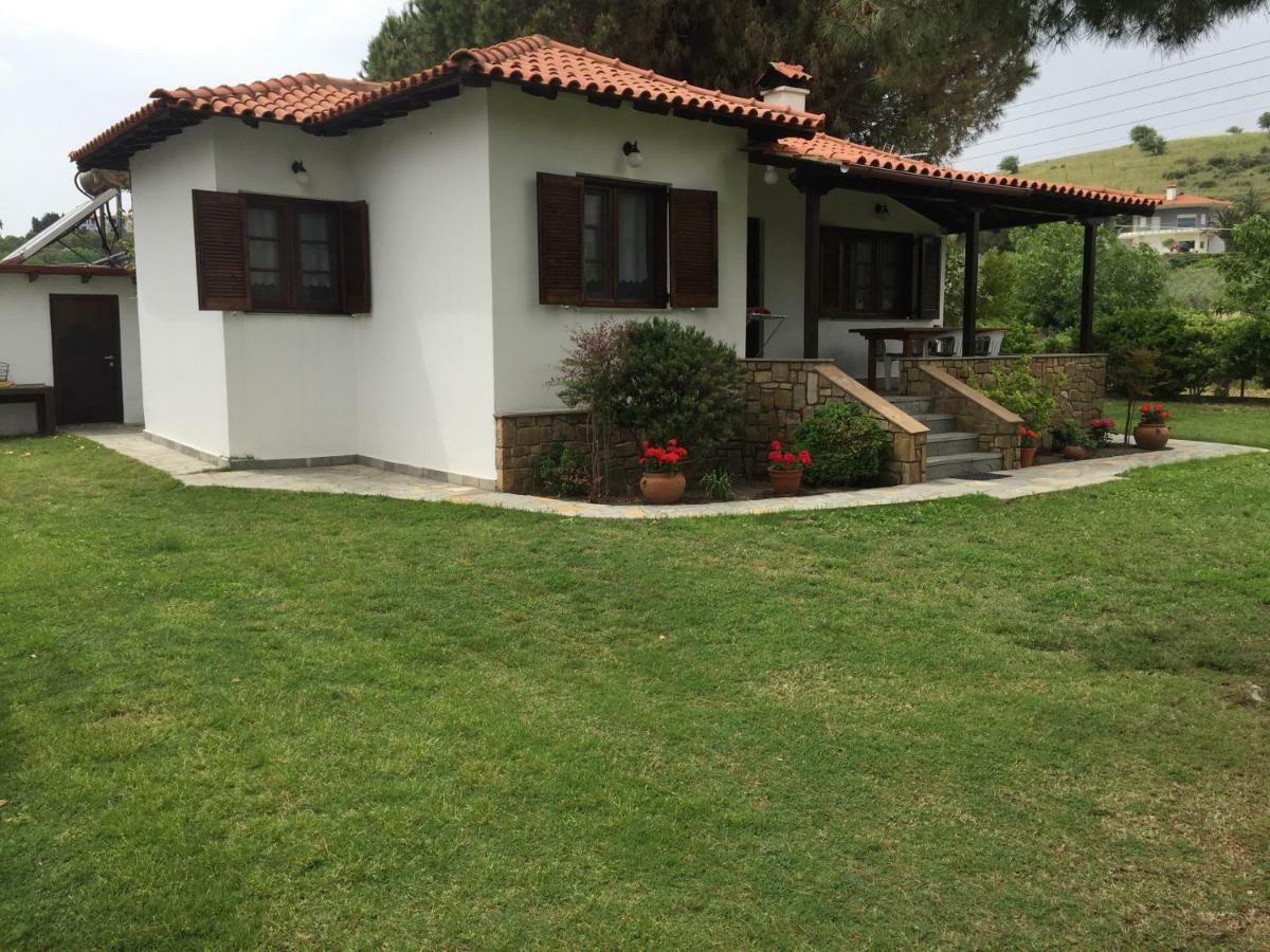 Athos View Villa By The Sea Ormos Panagias Exteriör bild