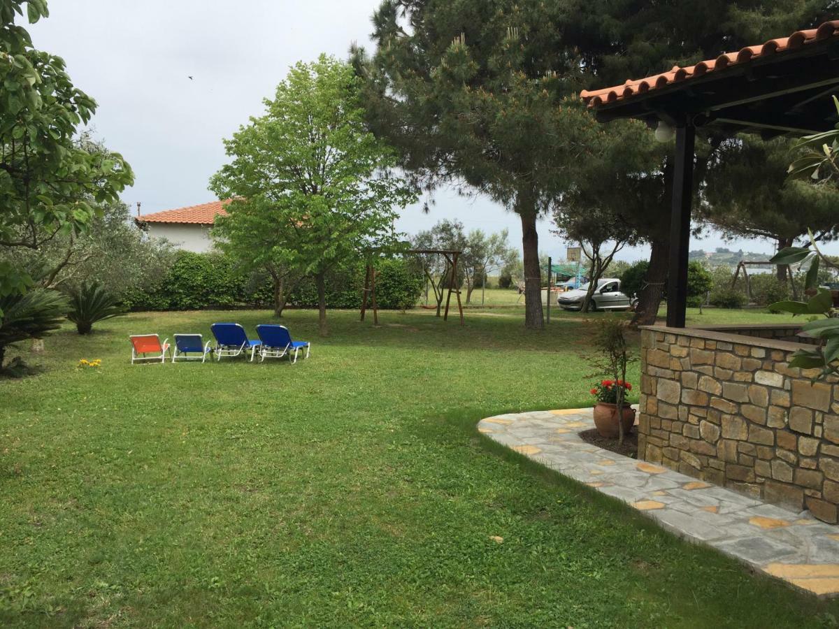 Athos View Villa By The Sea Ormos Panagias Exteriör bild